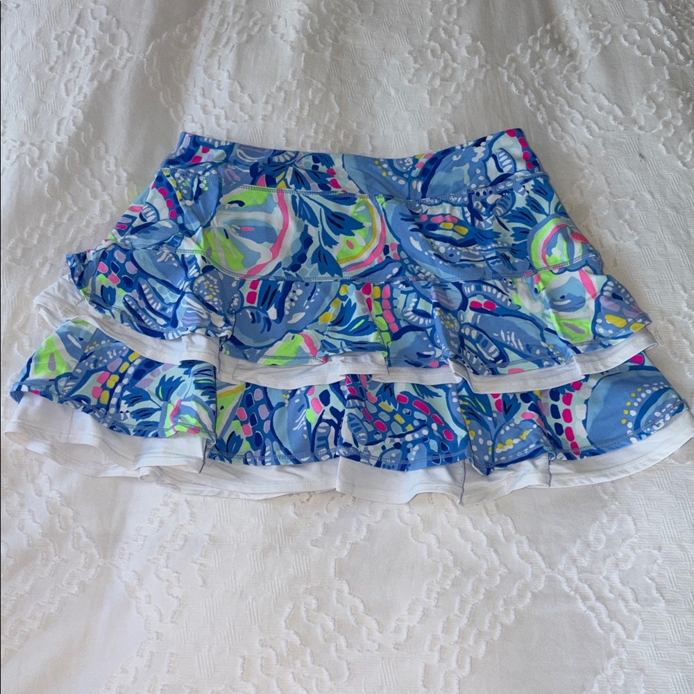 Lilly Pulitzer UPF 50+ LUXLETIC MERYL NYLON ZELA SKORT, small